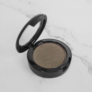 Golden Moss Pressed Eyeshadow by Radical Cosmetics – vibrant golden olive green with subtle shimmer, perfect for creating a bold, earthy eye look. Highly pigmented and long-lasting, this clean beauty eyeshadow offers smooth, buildable coverage with a crease-resistant formula. Paraben-free, cruelty-free, and made in the USA, ideal for adding a pop of rich color to any eye makeup look.