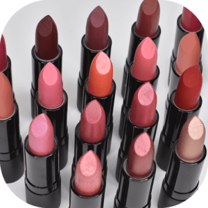 Photo showcasing Radical Cosmetics' best-selling lipstick shades, displayed in a gradient from light to dark. The first shade is a soft nude pink, perfect for a natural, everyday look. The second shade is a rich rose, offering a beautiful balance between warm and cool tones for a versatile pop of color. The third shade is a bold berry, ideal for making a statement with its deep, vibrant hue. The final shade is a dark, classic red, giving a timeless, glamorous finish. Each lipstick features a creamy texture with long-lasting wear and full coverage. Keywords: best-selling lipstick, clean beauty lipstick, long-lasting lip color, vegan lipstick, cruelty-free cosmetics, non-toxic lip products, custom lipstick shades, inclusive makeup, bold lip shades, luxury lipstick, Radical Cosmetics lip products, private label lipstick.