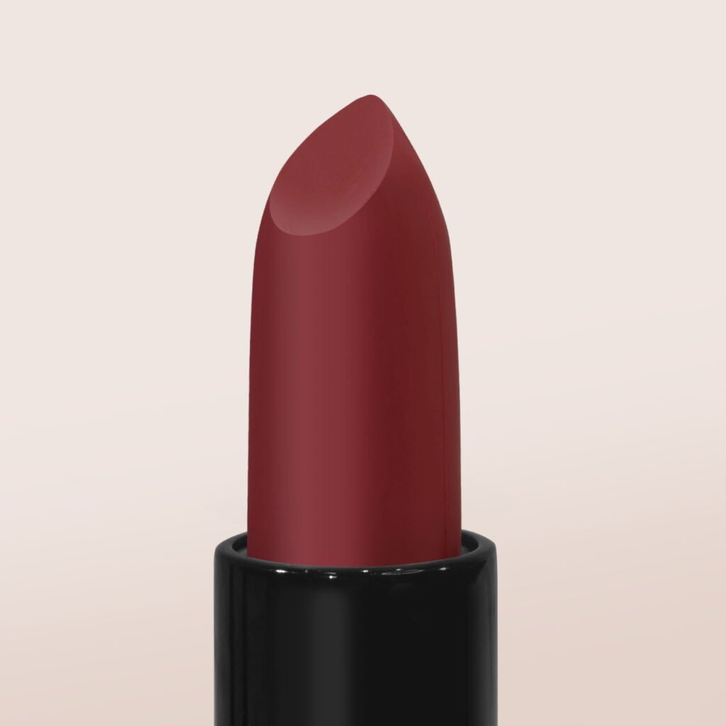 Cherry Matte Lipstick – A vibrant, deep red matte lipstick with a bold cherry hue, offering rich, full coverage and a smooth, velvety finish. This highly-pigmented lipstick provides long-lasting color with a comfortable, non-drying formula that glides on effortlessly. Perfect for creating a dramatic, statement look, the cherry shade complements a wide range of skin tones, from fair to deep. Ideal for both day and night, this luxurious matte lipstick is formulated with clean, cruelty-free ingredients, free from parabens, and designed to nourish your lips with every wear. Proudly made in the USA, Radical Cosmetics' Cherry Matte Lipstick is the perfect choice for those who want bold, high-performance, and eco-conscious beauty products.