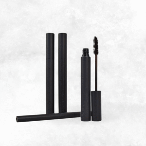 Radical Cosmetics clean beauty eye makeup collection featuring black liquid eyeliner pen, black mascara, brown mascara, and waterproof black mascara — cruelty-free, paraben-free, and made in the USA.