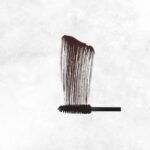 Brown mascara swatch showing smooth, rich pigment and creamy texture for natural lash definition – Radical Cosmetics clean beauty makeup.