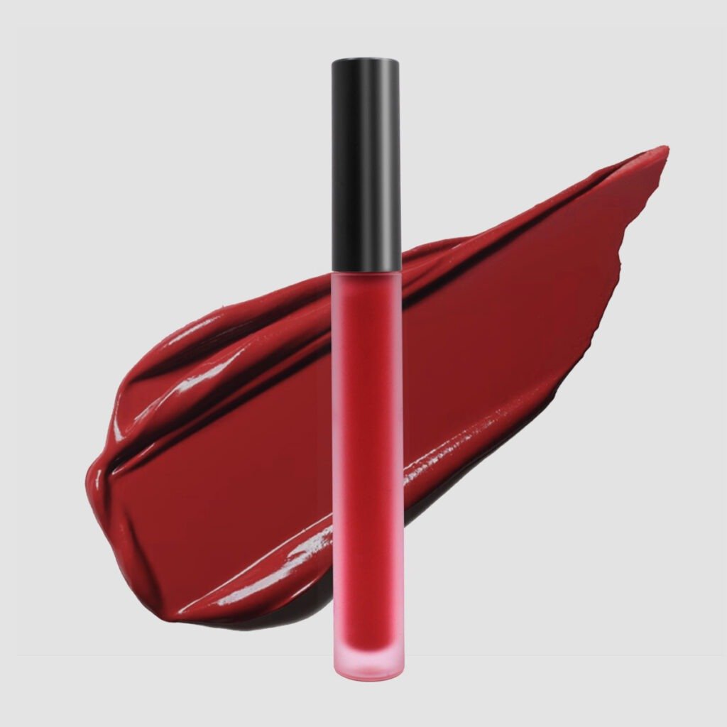 Radical Cosmetics Berry Red Liquid Matte Lipstick – a vibrant, bold red with deep berry undertones, perfect for making a statement. This high-performance liquid matte lipstick offers intense, full coverage with a smooth application that dries to a long-lasting, comfortable matte finish. Formulated with non-toxic, cruelty-free, and paraben-free ingredients, Berry Red Liquid Matte Lipstick is a clean beauty must-have for those seeking a vegan, high-quality, and ethically made product. Proudly made in the USA, this liquid lipstick delivers stunning pigmentation and a flawless finish, ideal for anyone looking for a bold, long-wearing lip color without compromising on comfort or ethical standards.