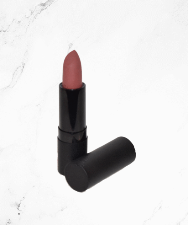 Sweet Kiss Lipstick by Radical Cosmetics – nude pink shade with a satin finish, clean beauty formula, made in the USA for a smooth, long-lasting wear.