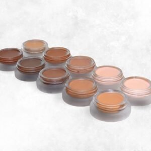 Radical Cosmetics Deep Concealer Kit – ten clean beauty concealer shades for deep skin tones. Full coverage, blendable, cruelty-free, paraben-free, and made in the USA.