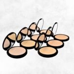 Radical Cosmetics Light Pressed Foundation Kit – seven clean beauty shades for fair to light skin tones. Buildable, natural coverage, cruelty-free, paraben-free, made in the USA.