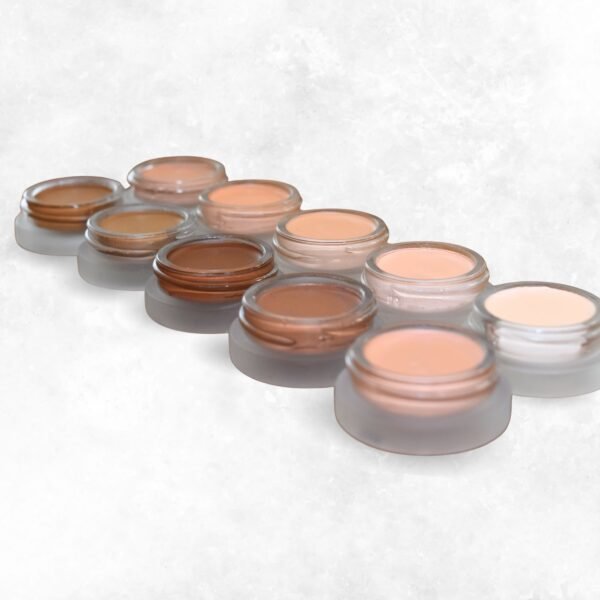 Radical Cosmetics Medium Concealer Kit – ten clean beauty concealer shades for medium skin tones. Smooth, buildable coverage, cruelty-free, paraben-free, and made in the USA.