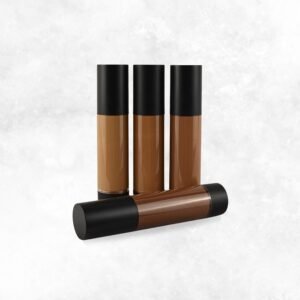 Radical Cosmetics Deep Tinted Moisturizer Kit – four clean beauty foundation alternatives in deep skin tone shades. Lightweight, hydrating, paraben-free, cruelty-free, and made in the USA.