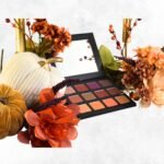 “Fireside Nights Eyeshadow Palette by Radical Cosmetics featuring 12 warm, high-pigment shades including Charmed, Wine, Bronze, and Rose Gold, cruelty-free, paraben-free, and made in the USA for fall-inspired eye looks