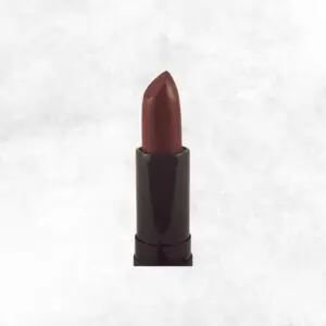 Close-up of Scarlet Affair lipstick in a sleek tube, showcasing its rich, bold red shade with a smooth, creamy finish.